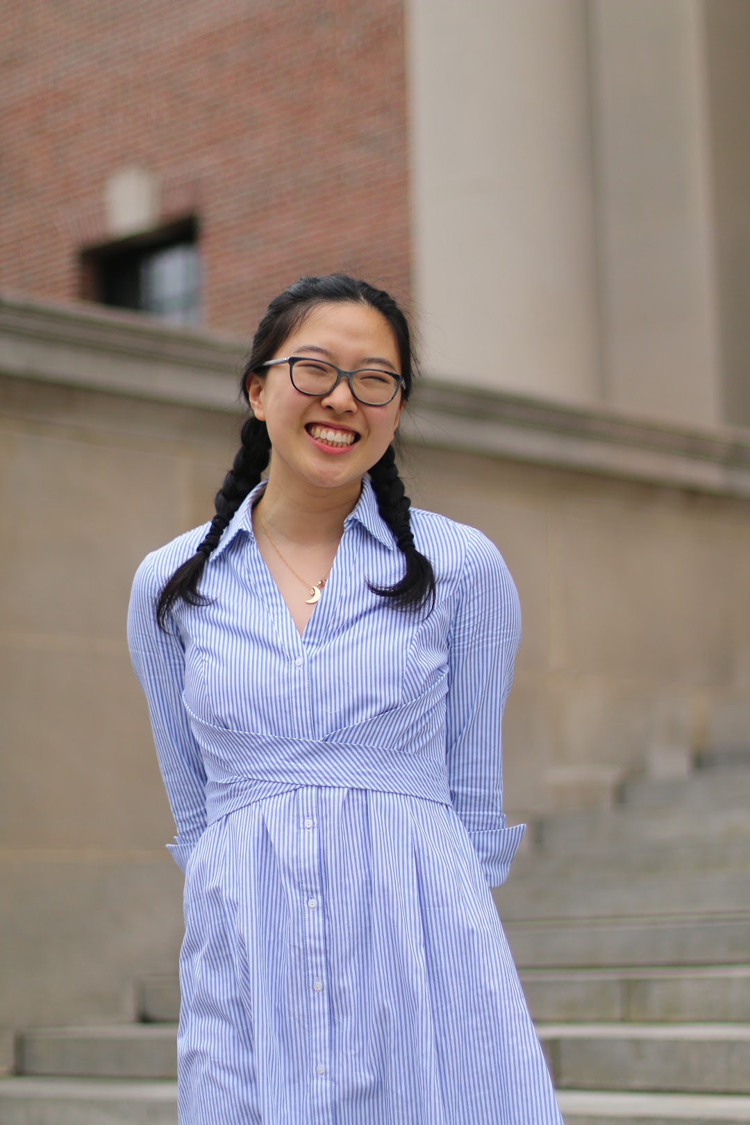 A joyful Rebecca Hao
